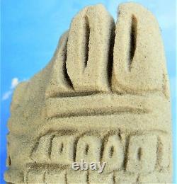 M. Imagination Chicago Afro-am. Folk Visionnaire Dreaming King Sandstone Carving
