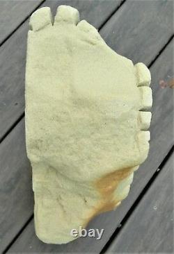 M. Imagination Chicago Afro-am. Folk Visionnaire Dreaming King Sandstone Carving