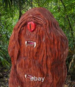 Mapinguari Que Bigfoot De L'amazon Ma Main Sculptée Figure, Signé