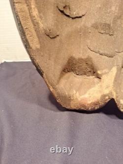 Masque Guerrero mexicain en bois sculpté à deux visages, art populaire Masque Guerrero mexicain en bois sculpté à deux visages, art populaire