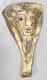 Masque Antique Am&eacute;rindien Sculpt&eacute; En Bois De Caribou Avec Figure Humaine De Tortue, Art Populaire