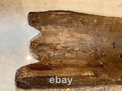 Masque de danse en bois sculpté d'homme avec deux animaux de l'art populaire mexicain Guerrero vintage 19