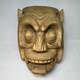 Masque De D&eacute;mon Oni En Bois Sculpt&eacute; &agrave; La Main, D&eacute;coration Murale Diabolique, Souvenir, Art Populaire