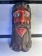 Masque De Diable En Bois Sculpt&eacute; &agrave; La Main Vintage, Art Populaire