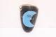 Masque Du Visage De Lune Bleue En Bois Sculpt&eacute; Et Peint, Masque Mexicain Vintage, Art Folklorique De Guerrero