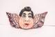 Masque Suspendu D&rsquo;ange Ch&eacute;rubin En Bois Sculpt&eacute;, Art Populaire Mexicain Vintage Guerrero, Putti