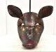 Mexicain Guerrero Folk Art Antique Pig El Cerdo Hog Masque De Danse En Bois Sculpté
