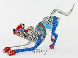 Oaxacan Sculpture Sur Bois Lauro Ramirez Lg Dog Oaxaca Bony Art Populaire Mexicain Alebrije