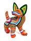 Oaxacan Wood Carvings Lovely Dog Ladybugs Et Autres Décorations Couleurs Vibrantes