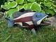 Poisson En Bois Peint Folklorique Patriote Vintage Par Robert Allen Francis