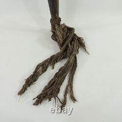 Poupée festive en bois sculpté de cheval à bascule d'art populaire africain du Mali