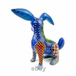 Rabbit Oaxacan Alebrije Animal Wood Carving Mexican Folk Art Sculpture