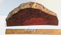 Rare Ancien Art Populaire Sculpté de Pastèque