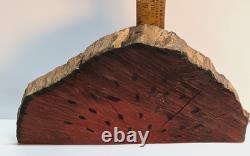 Rare Ancien Art Populaire Sculpté de Pastèque