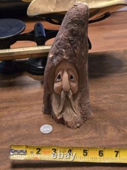 Sculpture Knobbits originale signée de Bob Evens, chef-d'œuvre de folk art de 1982, rare
