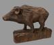 Sculpture Ancienne De Cochon Ou De Sanglier En Bois Sculpt&eacute; &agrave; La Main, Art Populaire Primitif, 9, Patine Ancienne Et S&egrave;che
