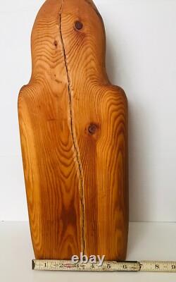 Sculpture d'aigle en bois sculpté artisanale, art populaire fait main, oiseau autonome 18