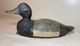 Sculpture D'oiseau Leurre De Canard M&acirc;le Bleu Antique En Bois Sculpt&eacute; &agrave; La Main, Art Populaire