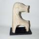 Sculpture De Chien En Bois Sculpt&eacute; Brutaliste Mcm Vintage, Art Populaire, Effet Craquel&eacute;, Ann&eacute;es 1960