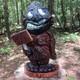 Sculpture Sur Bois De Bigfoot Sasquatch 26 Pouces Monstre Yeti Panneau Fk Off Art Populaire