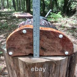 Sculpture sur bois de Bigfoot Sasquatch 26 pouces Monstre Yeti Panneau FK Off Art Populaire