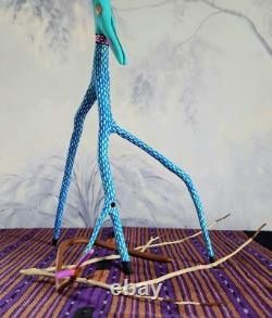 Sculpture sur bois de cèdre artisanale - Art populaire Coyotebuck