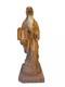Statue Vintage De Mo&iuml;se Sculpt&eacute;e &agrave; La Main En Bois, Art Populaire Religieux Juif H&eacute;breu
