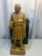 Statuette En Bois Sculpt&eacute;e &agrave; La Main Sign&eacute;e Roger Bourgault, Sculpture D&rsquo;art Populaire Vintage
