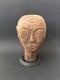 T&ecirc;te D&rsquo;art Populaire En Bois Sculpt&eacute; Par Abbott Pattison (am&eacute;ricain, 1916-1999)