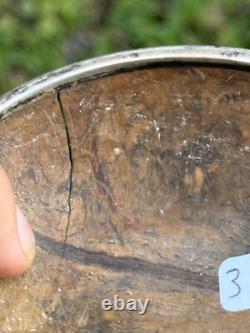 Travail de condamné sculpté dans une noix de coco, art populaire du 19e siècle
