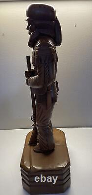 Vieille Main Sculptée Folk Art Mountain Walking Man Dan B Milholland 20