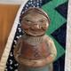 Vieux Flacon &agrave; Liqueur Figurine De Femme &acirc;g&eacute;e En Bois Sculpt&eacute; &agrave; La Main Anri, Art Populaire, Italie Ancienne
