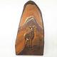 Vintage Wood Carving Sculpture Plaque Folk Art John Vanderstappen Pennsylvanie