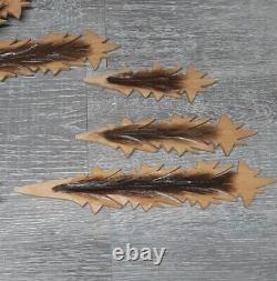Vtg Wood Sunflower Zagopane Pologne 1974 Folk Art Énorme 24 Sculpture Suspendue