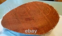 William E Kirkpatrick WEK Canard en Bois Sculpté et Peint Art Populaire
