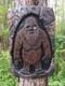  Sculpture De Tronçonneuse Big Foot Yeti Sasquatch Monstre à Accrocher En Cyprès