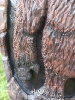  sculpture de tronçonneuse Big Foot Yeti Sasquatch Monstre à accrocher en cyprès